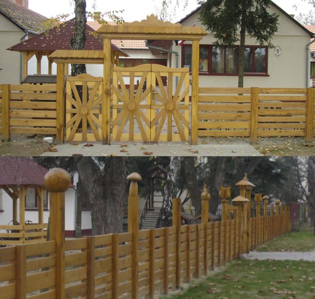 Nagykörű, óvoda kerítés